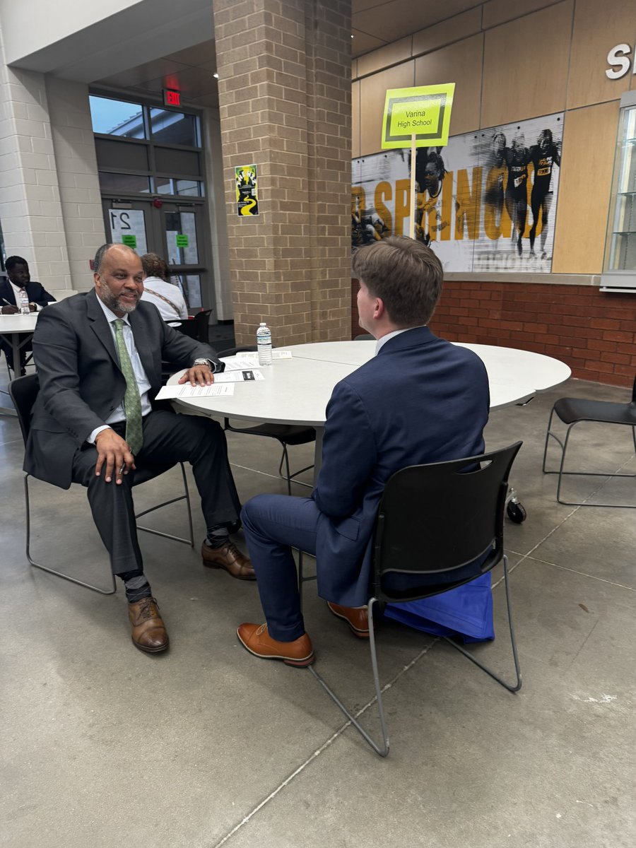 At Wednesday’s Secondary Job Fair and Interview Day, invited candidates interested in joining the <a href="/HenricoSchools/">Henrico Schools</a> team at one of our middle or high schools had the opportunity to visit school and department tables, and participate in scheduled interviews.