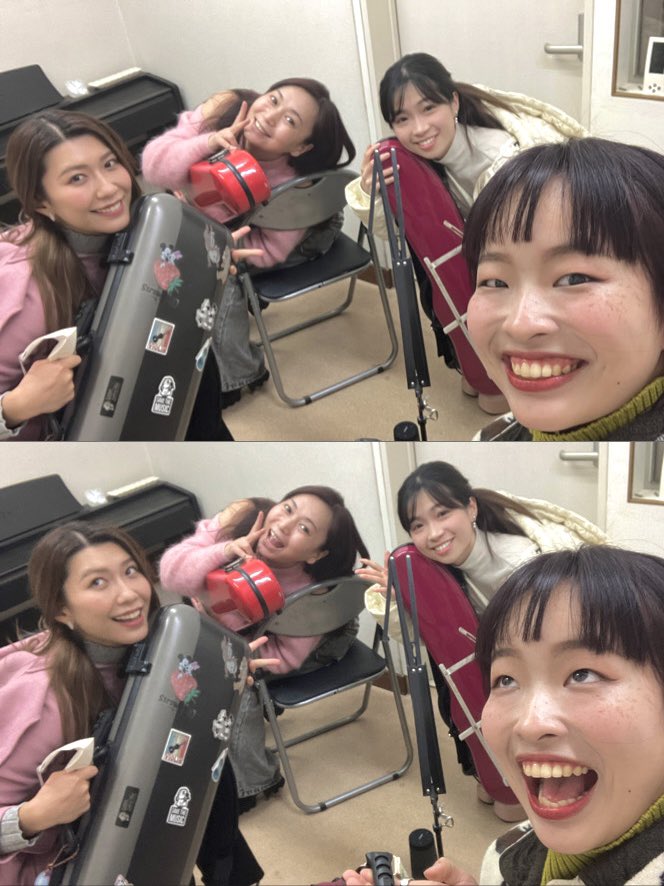 esakinanami's tweet photo. 今日も今日とてリハでした🎻
皆さんとだったらこんなこともできるのね…！
わくわくお楽しみにお待ちください✊✊

@itsParty634039 https://t.co/ucRmu5PKCy