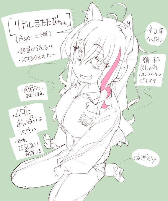 リアルまたたびちゃん(普段着) もうコレでいいだろ… もちろんコミュ障