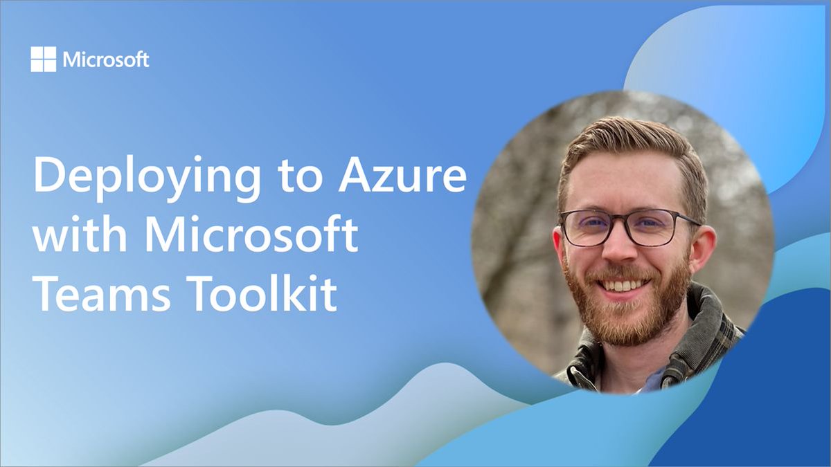 vesajuvonen's tweet photo. 💡 Learn how to deploy to Azure with Microsoft Teams Toolkit!
Let @jmillerdev show you how to streamline deployment and integrate with Azure.
📺 Watch the demo here → https://t.co/oL6zNoPe7C
#Microsoft365Dev #MicrosoftTeams #TeamsToolkit https://t.co/YHBcIzP8mo