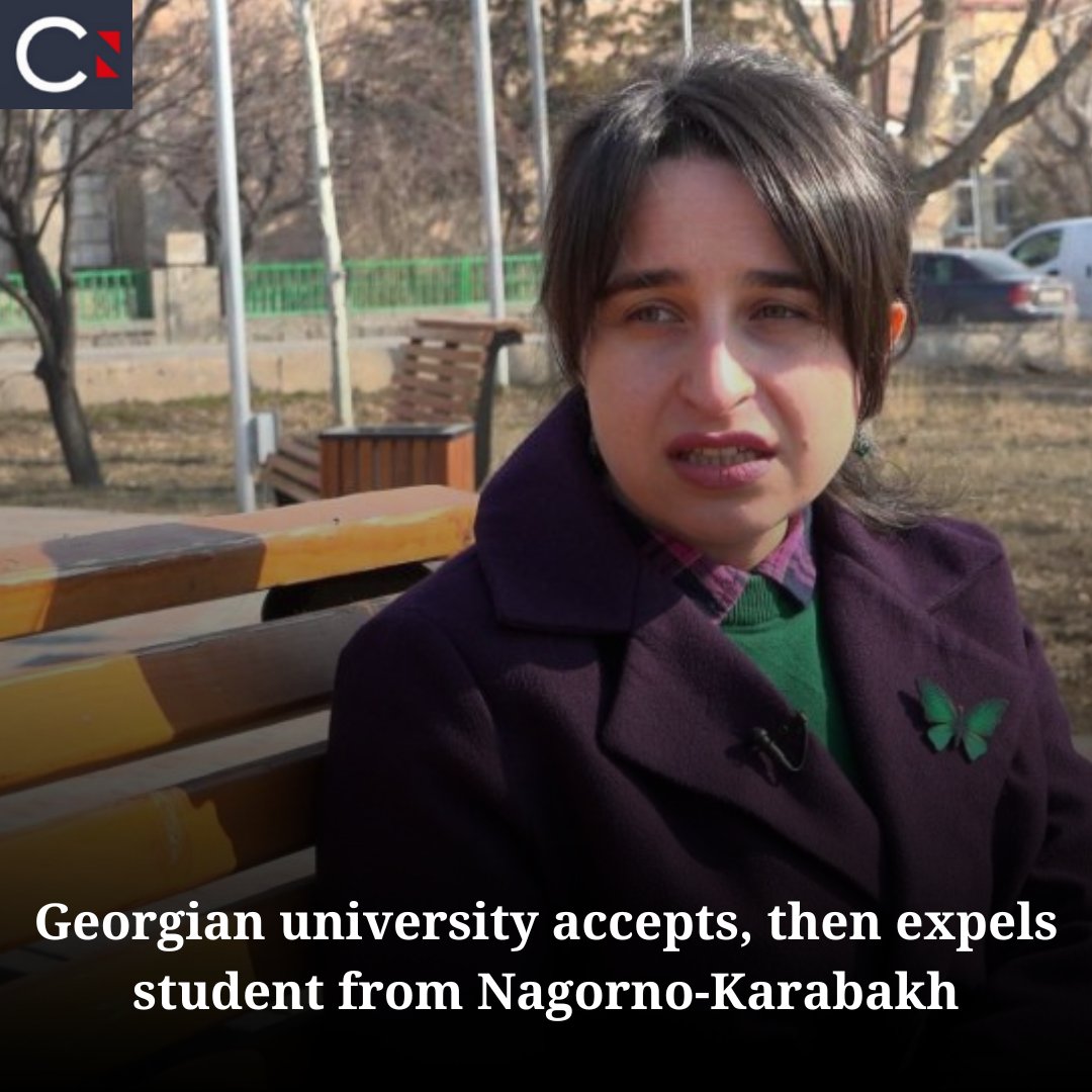 CIVILNET (@civilnettv) on Twitter photo Georgian university accepts, then expels student from Nagorno-Karabakh
Anush Petrosyan, a displaced student from Nagorno-Karabakh, has been denied the opportunity to continue her education at a Georgian university due to her diploma.
Anush was forced to flee Nagorno-Karabakh in Georgian university accepts, then expels student from Nagorno-Karabakh
Anush Petrosyan, a displaced student from Nagorno-Karabakh, has been denied the opportunity to continue her education at a Georgian university due to her diploma.
Anush was forced to flee Nagorno-Karabakh in