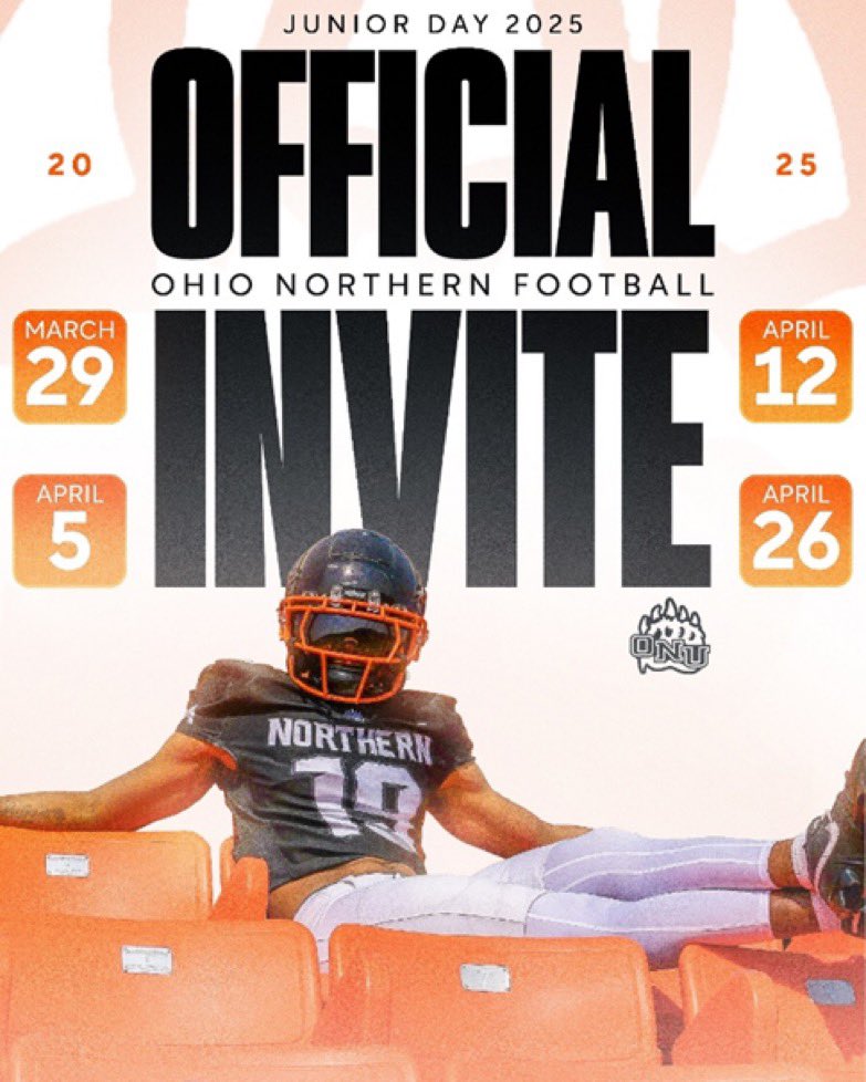Thank you <a href="/CoachVThomas/">Von Thomas</a> for the Junior Day Invite!