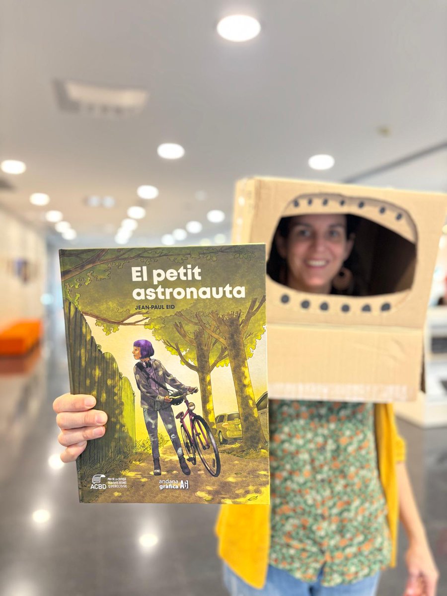 bmanresaab's tweet image. Avui #mésquellibres de #bibliotequesdemanresa la Núria ❤️ recomana un còmic que narra una història tan bella com colpidora 🙌📚

📖 “El petit astronauta” de Jean-Paul Eid 🫶 d’ @andanagrafica 🔝😍

👉 Recomanació 👉 tuit.cat/nef56

#prescripciólectora #manresa #còmics