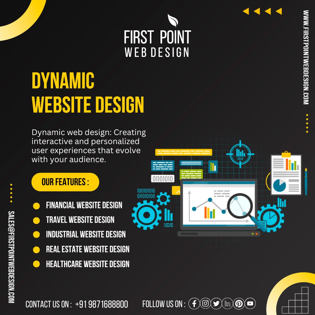 firstpointwebs's tweet image. 🚀 Elevate Your Online Presence with Dynamic Web Design! 🌐
📩 DM us now!
🌐 firstpointwebdesign.com
📞 +91 9871688800
📧 sales@firstpointwebdesign.com
Dynamic Website Design| Website Design Agency in Delhi |
#dynamicwebdesign #websitedesign #businessgrowth #websolutions