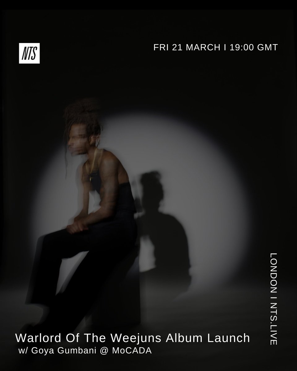 Live on <a href="/NTSlive/">NTS Radio</a> tonight. talking and playing all things “warlord of the Weejuns”

@mocada_museum