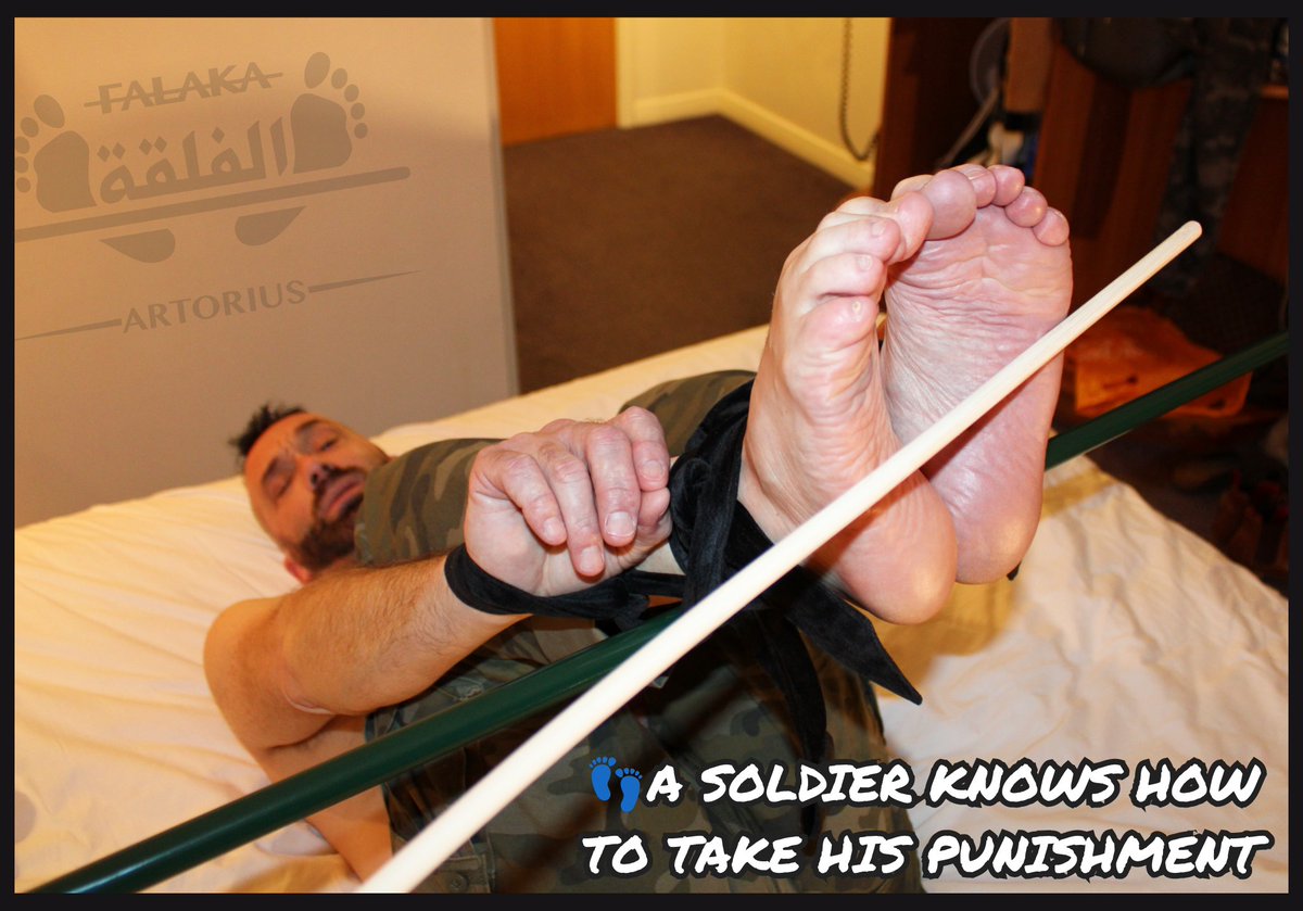 VIKINGDADnmbr1's tweet photo. Essex guy takes his due caning, on his sorry soles
#فلكة #فلقة
#gaykink #bisexual #caning #bastinado #bastonade #falaka #whipping #gayfeet
@VIKINGDADnmbr1 https://t.co/Co83IZFhh9