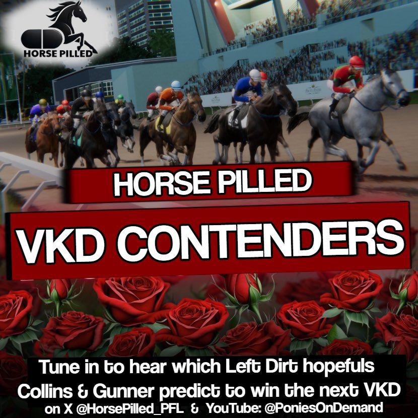 NewWorldNationz's tweet photo. Virtual Kentucky Derby (VKD) Contenders episode 2 for @photofinishgame is out now 

Take a look:
https://t.co/8KfILfdFrU https://t.co/rgYB4ePTmb