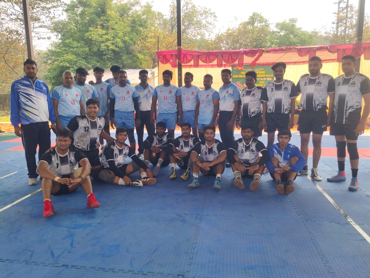 RINL_VSP's tweet photo. Hearty Congratulations! to #Kabaddi #TeamRINL for the Runner-up Trophy in Inter Steel (#SPSB) kabaddi championship held at Rourkela Steel Plant, Rourkela (17th-19th )March 2025.
@SteelMinIndia @hd_kumaraswamy @BjpVarma https://t.co/qRKss2Zsn3