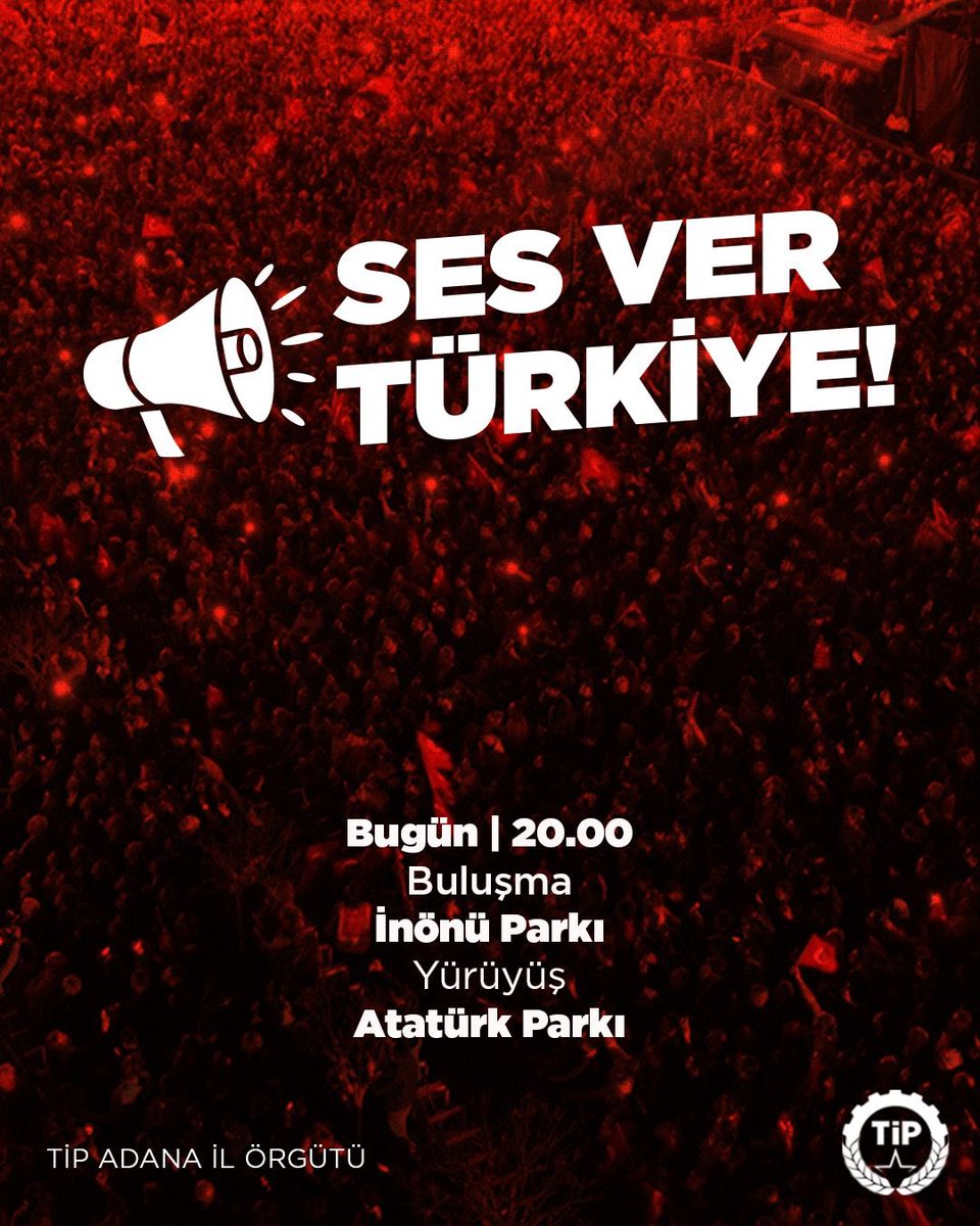 Yargı darbesine karşı, halkın iradesini yok sayanlara karşı, darbecilere karşı direniyoruz. Bugün saat 20.00da İnönü Parkından Atatürk Parkına yürüyoruz. #SesVerTürkiye AKP zorbalığına teslim olmayacağız, hep birlikte direneceğiz hep birlikte kazanacağız!