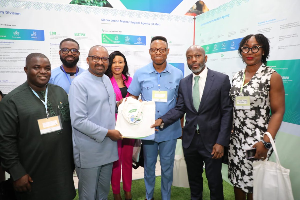 ProtectionLeone's tweet image. @ProtectionLeone participated in the recently concluded National Forest and Climate Forum, organised by its supervisory ministry, the Ministry of Environment and Climate Change, at the Bintumani Auditorium in Aberdeen, Freetown.
#EPATS
#ClimateEducationAndAction