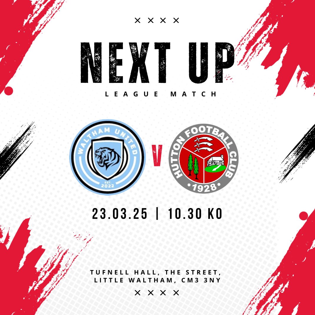 CollierRowFirst's tweet image. Sunday sees us take on Waltham United (S) Reserves in what is penultimate away game of the season!

🔴⚪️