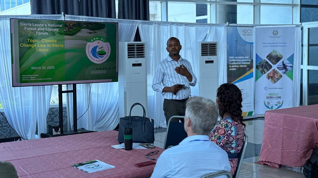 ProtectionLeone's tweet image. @ProtectionLeone participated in the recently concluded National Forest and Climate Forum, organised by its supervisory ministry, the Ministry of Environment and Climate Change, at the Bintumani Auditorium in Aberdeen, Freetown.
#EPATS
#ClimateEducationAndAction