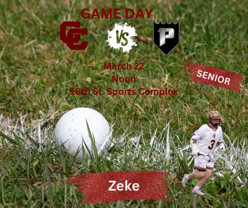 Gameday weekend. Saturday 3/22 WCC vs Preston - 12:00 16th Street field