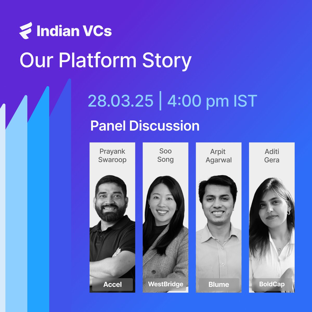 pc (@pavithran_pc) on Twitter photo VC platform is the fastest-growing function in venture capital. <a href="/IndianVCs/">Indian VCs</a> is excited to announce our upcoming event: "Our Platform Story" featuring leaders who are reshaping how VC funds create value beyond capital:
-> <a href="/prayanks/">Prayank Swaroop</a> from Accel in India
-> <a href="/whatsnewsoo/">Soo Song</a> from VC platform is the fastest-growing function in venture capital. <a href="/IndianVCs/">Indian VCs</a> is excited to announce our upcoming event: "Our Platform Story" featuring leaders who are reshaping how VC funds create value beyond capital:
-> <a href="/prayanks/">Prayank Swaroop</a> from Accel in India
-> <a href="/whatsnewsoo/">Soo Song</a> from