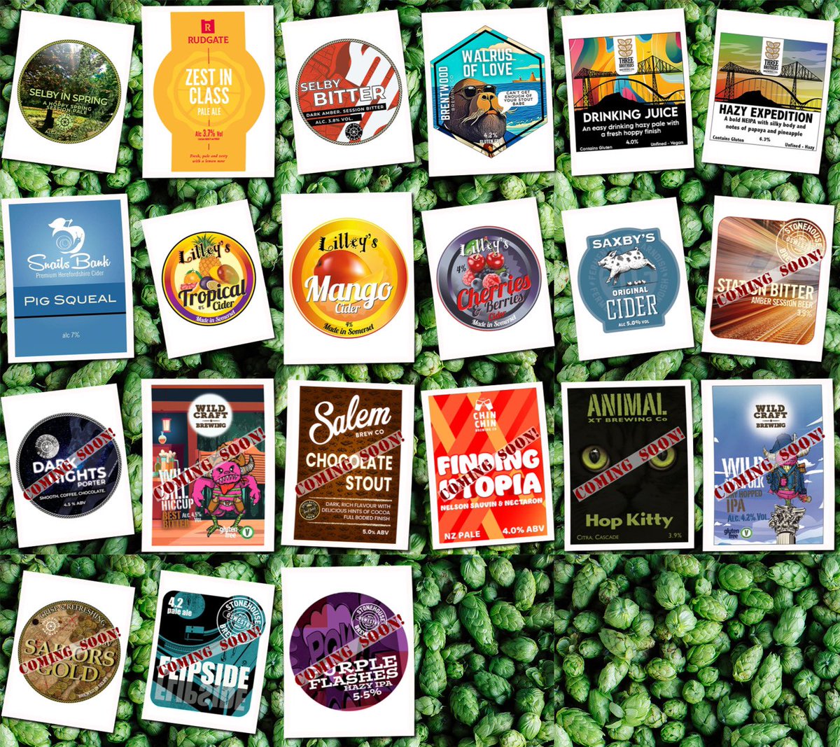 Beer Under The Clock (@beer_under) on Twitter photo Open from Midday, Happy Friday 🍻
Beer Board: bit.ly/3n1eNM2
<a href="/JollySailorBrew/">Jolly Sailor Brewery</a> <a href="/rudgatebrewery/">Rudgate Brewery</a> <a href="/BrentwoodBrewCo/">Brentwood Brewing Co</a> <a href="/ThreeBrewing/">ThreeBrothersBrewing</a> <a href="/Snailsbankcider/">Snailsbank Cider</a> <a href="/lilleyscider/">Lilley's Cider</a> <a href="/saxbyscider/">Saxby's Cider</a>
#RealAleFinder Open from Midday, Happy Friday 🍻
Beer Board: bit.ly/3n1eNM2
<a href="/JollySailorBrew/">Jolly Sailor Brewery</a> <a href="/rudgatebrewery/">Rudgate Brewery</a> <a href="/BrentwoodBrewCo/">Brentwood Brewing Co</a> <a href="/ThreeBrewing/">ThreeBrothersBrewing</a> <a href="/Snailsbankcider/">Snailsbank Cider</a> <a href="/lilleyscider/">Lilley's Cider</a> <a href="/saxbyscider/">Saxby's Cider</a>
#RealAleFinder