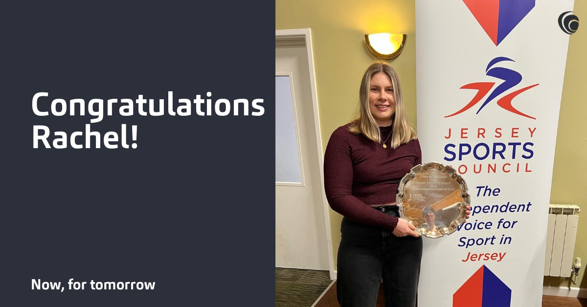 Celebrating Rachel Leck's Outstanding Achievement in Sport! 🏆

A huge congratulations to Rachel on winning the Jersey Sports Council Senior Perpetual Award for an Outstanding Achievement in Sport! 

We’re proud to have supported her journey and can’t wait to see what’s next! 👏
