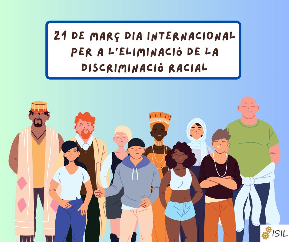 ✊🏾Avui 21 de març, Dia Internacional per a l'eliminació de la discriminació racial condemnen tota violència racial contra les persones i la discriminació que persisteix contra les persones racialitzades.Seguim apostant i lluitant per una justicia social que afavoreixi la igualtat