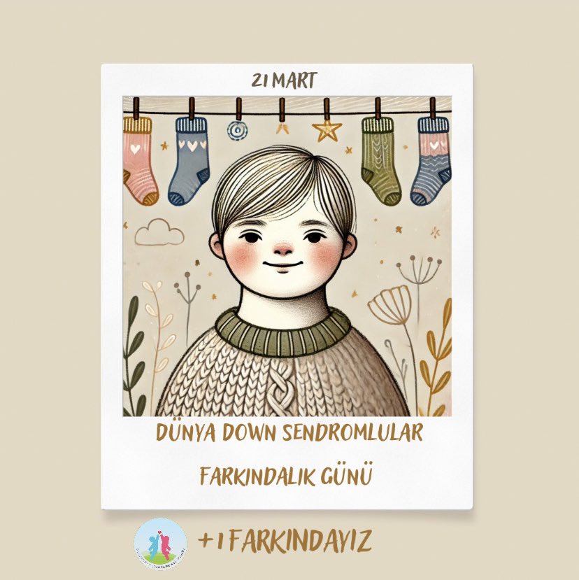 birunicgk's tweet photo. Farkındalık arttıkça, ön yargılar azalır. Bugün ve her gün, +1 değerle dünyaya kattığınız sevginizin, gülümsemenizin ve samimiyetinizin farkındayız. 🩵 🧦 
21 Mart Dünya Down Sendromlular Farkındalık Günü kutlu olsun. 💛 🩵 https://t.co/Pav90u8Eoa