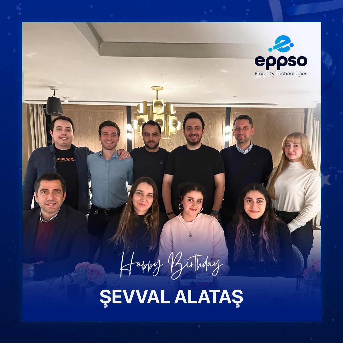 EPPSOai's tweet photo. 🎉 We celebrated the birthday of our Software Engineer Şevval Alataş! 🎂✨
We believe in achieving many more successful projects together and wish her a year full of health, happiness, and success! 🎈🎁
Happy birthday, Şevval!
#EPPSO #Birthday #TeamSpirit https://t.co/mHiqB4agQ2