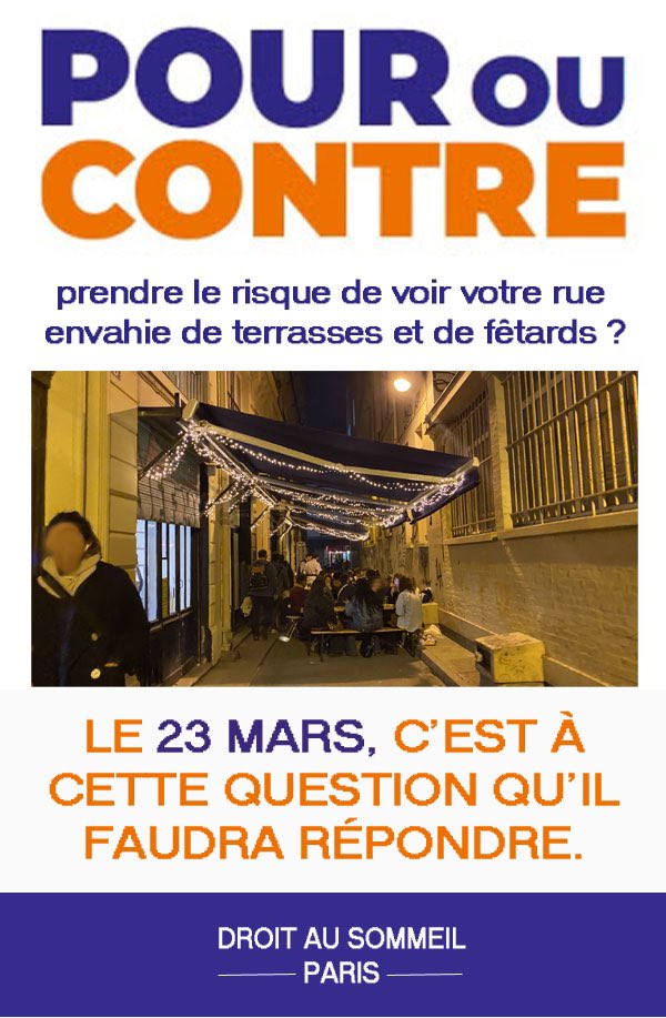 EN CONCLUSION :

🔎Projet flou (les rues concernées ne sont pas annoncées, y a-t-il un loup ?) ➕ risque important de terrassisation  ➕ manque de moyens de la Ville pour sanctionner les fraudes  🟰 nous recommandons de voter CONTRE le projet de la Mairie.