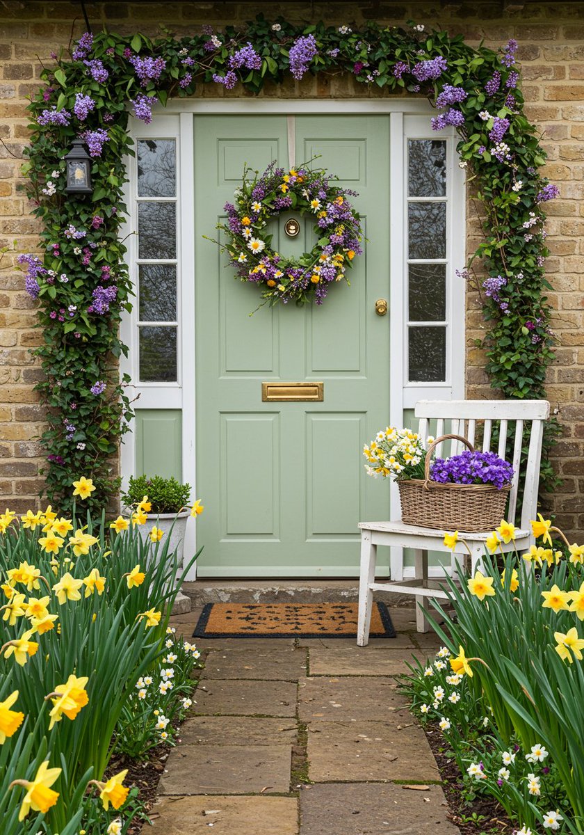 abcasahome's tweet image. What’s your must-have feature for a dreamy front door? #CottagecoreVibes #Springvibes #porch #doordecor