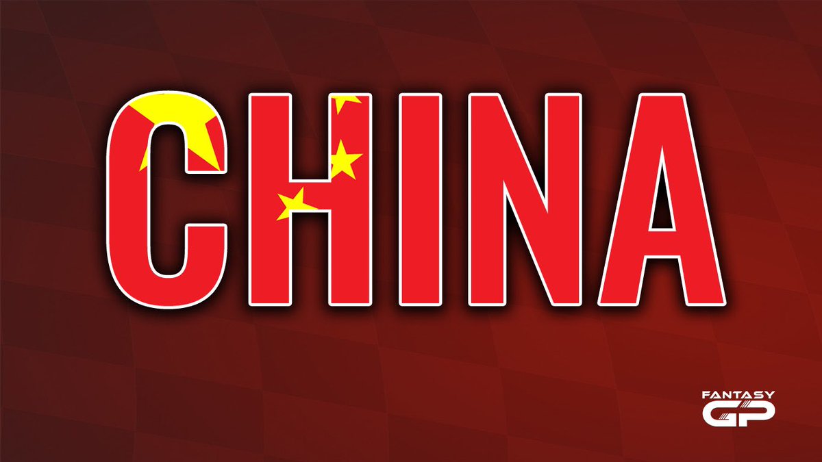 10 minutes until the game locks for China! #f1