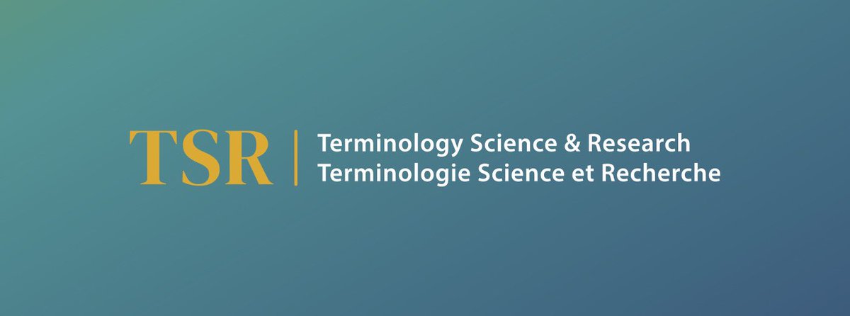 Extended Submission Deadline for the TSR 28/2025:

The submission deadline for the Terminology Science &amp; Research (TSR)  has been extended.

The new DL is 1st May 2025. For more information, please visit journal-eaft-aet.net/index.php/tsr/…
