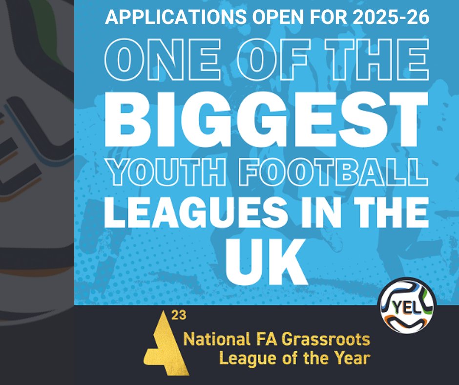 Paid staff make the YEL one of the most professionally run &amp; respected leagues in the country with weekly fixtures throughout the season. Does this sound like what your team deserves? New clubs/teams are welcome to apply to our Award winning league yelonline.com/join-the-yel/
