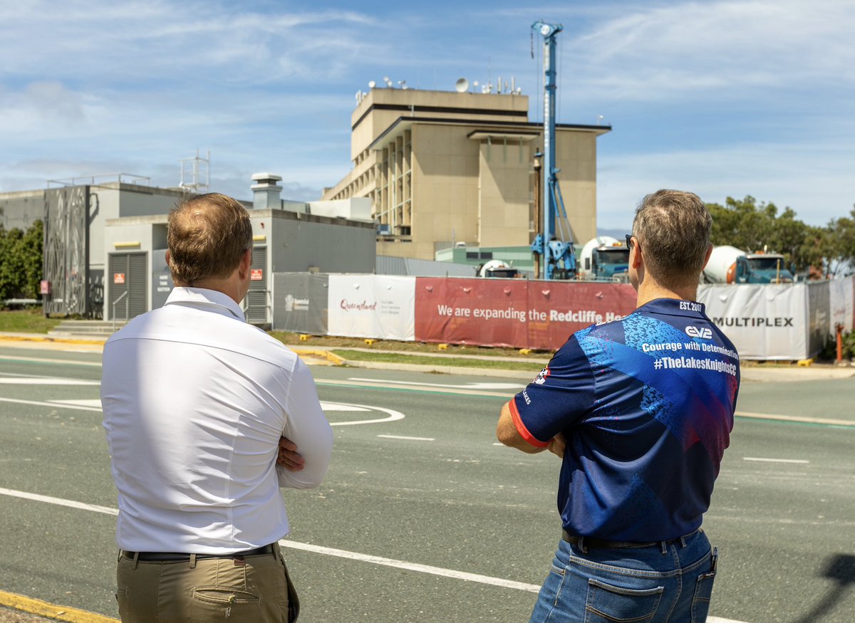 StevenJMiles's tweet image. David Crisafulli has ordered that work stop on the construction of our Redcliffe Hospital Expansion from next Friday. 

But David Crisafulli’s stop work order has resulted in many workers being made redundant with more expected.