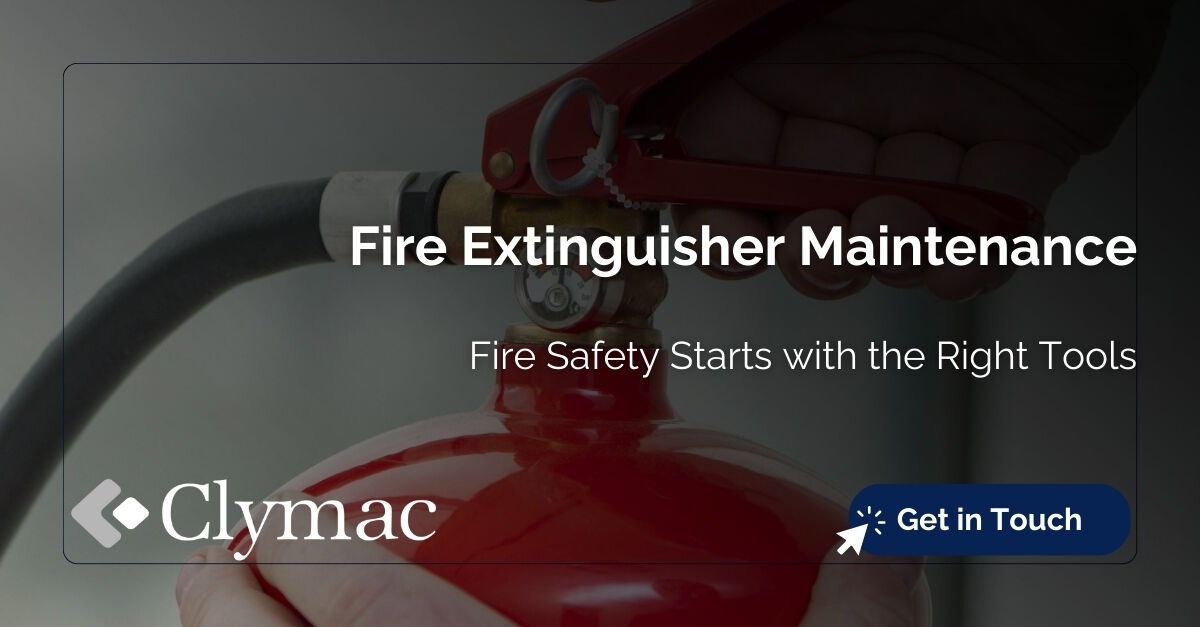 Clymac's tweet image. Fire safety starts with the right tools. The right extinguisher can stop a small fire from becoming a disaster. Stay protected—check, place &amp;amp; maintain yours before an emergency.

Learn more: bit.ly/4irvoDB

#FireSafety