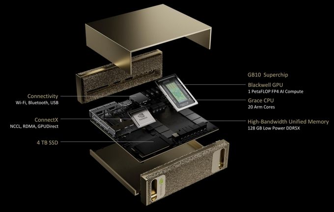 k_sarrazin's tweet image. #NVIDIA annonce les « supercalculateurs personnels d'IA » : DGX Spark et DGX Station permettront aux utilisateurs de créer des prototypes, d'affiner et d'exécuter des modèles d'IA de différentes tailles buff.ly/UfxsLYf