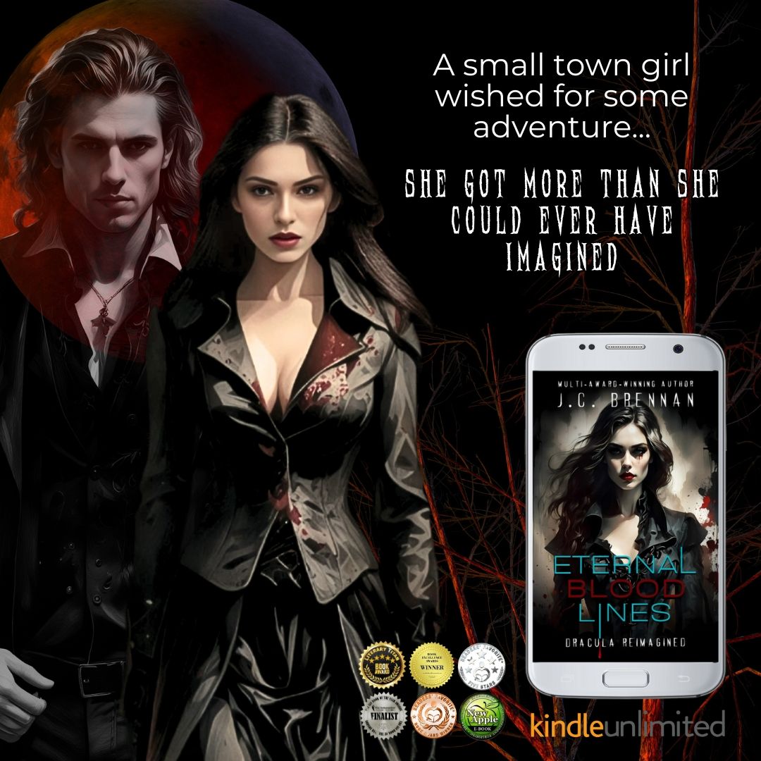 "There was a buildup of suspense that you can feel in your bones."
mybook.to/eternalbloodli…
BE CAREFUL WHAT YOU WISH FOR… 
Amanda’s craving for excitement plunges her into a chilling reality she never imagined.
#FREE #kindleunlimited
#vampire #suspense #thriller #mustread
