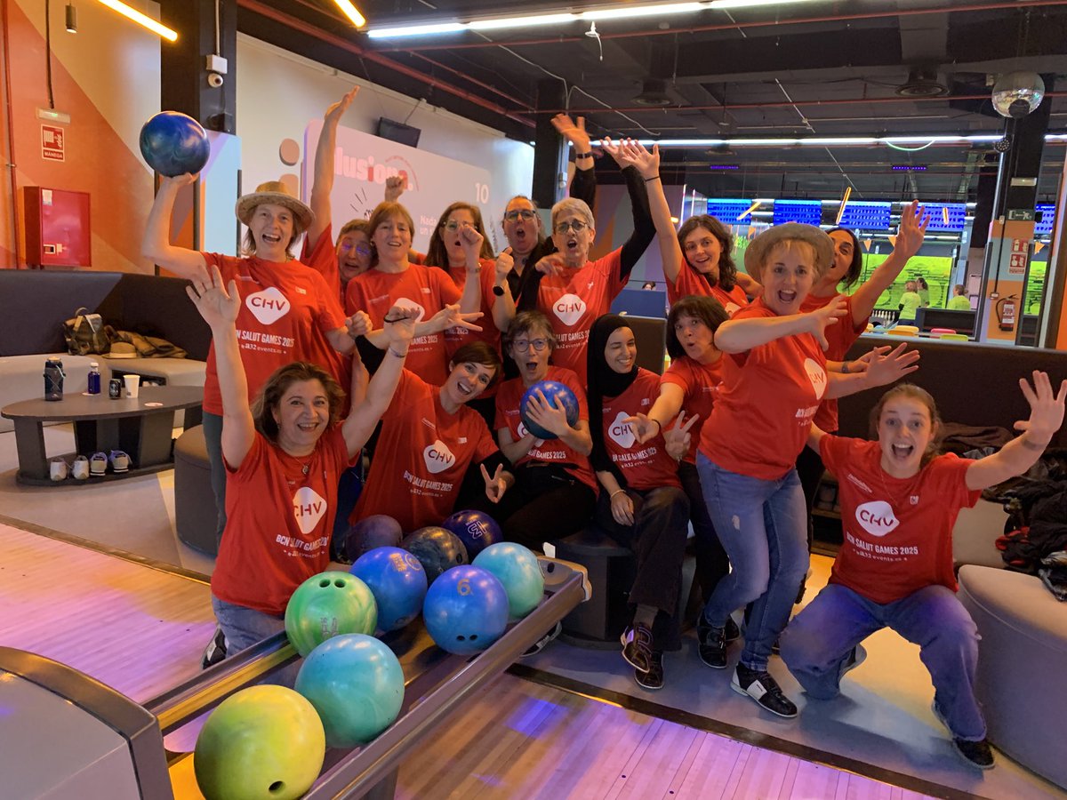 BCN Salut Games (@bcnsalutgames) on Twitter photo Grup B de #bowling a <a href="/IlusionaSplau/">Ilusiona Splau</a> dels BCN Salut Games 2025. Els equips de <a href="/HUSCVic/">Hospital Universitari de la Santa Creu de Vic</a> participen per tres objectius #teambuilding #vidasaludable i #solidaritat. A l’Olimpíada Solidària de la Salut.
🎳🎳🎳🎳🎳🎳🎳 Grup B de #bowling a <a href="/IlusionaSplau/">Ilusiona Splau</a> dels BCN Salut Games 2025. Els equips de <a href="/HUSCVic/">Hospital Universitari de la Santa Creu de Vic</a> participen per tres objectius #teambuilding #vidasaludable i #solidaritat. A l’Olimpíada Solidària de la Salut.
🎳🎳🎳🎳🎳🎳🎳