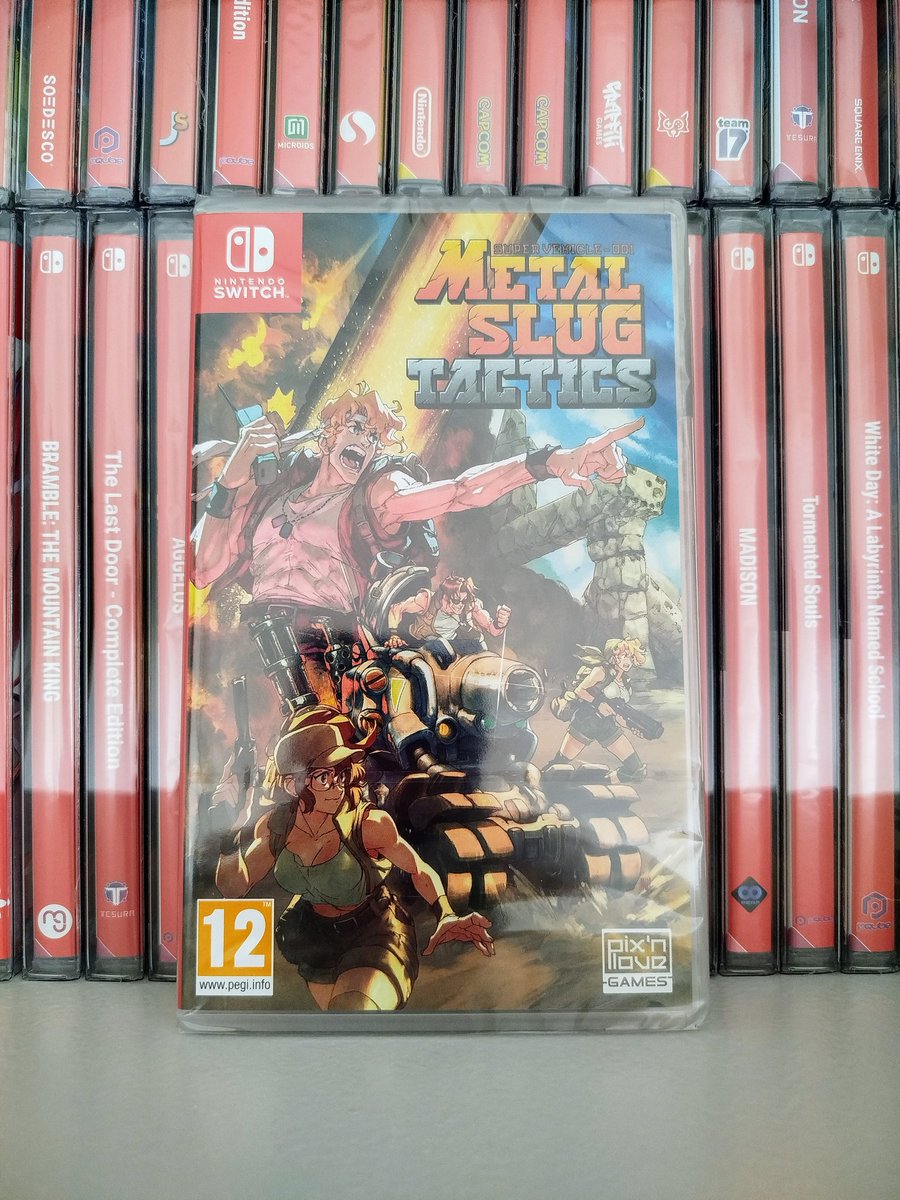 Charlss37's tweet image. Feliz viernes y feliz finde!!!! 😃👏❤️
#LeikirStudio #DotEmu
#MetalSlugTactics 💥
#NintendoSwitch 🎮 #Nintendo 🍄