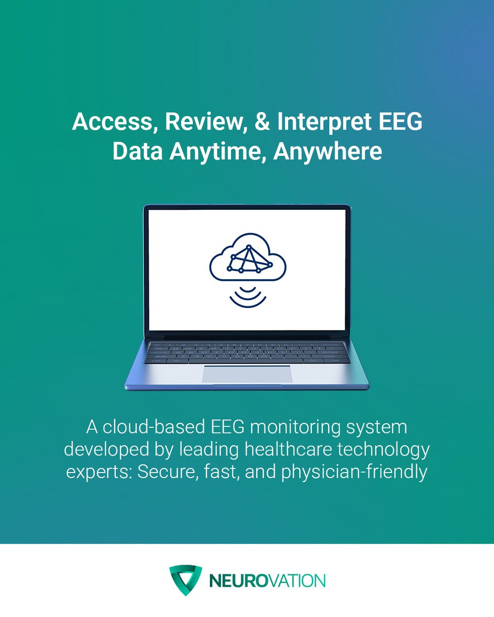 NeurovationGCC's tweet image. Access EEG Data Wherever You Are. A cloud-based system that gives healthcare professionals quick and secure entry to EEG reports and real-time insights. #EEGTechnology #HealthcareInnovation  #Neurovationsolutions