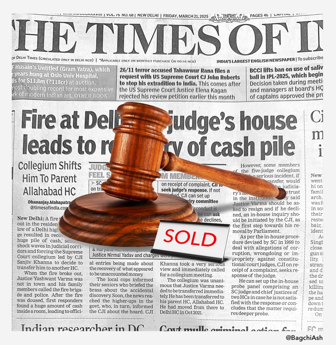 cadrecongress's tweet photo. Indian Judiciary must be freed from Caste Supremacy & Bribery.

#FlagRed CC: @RahulGandhi | @priyankagandhi