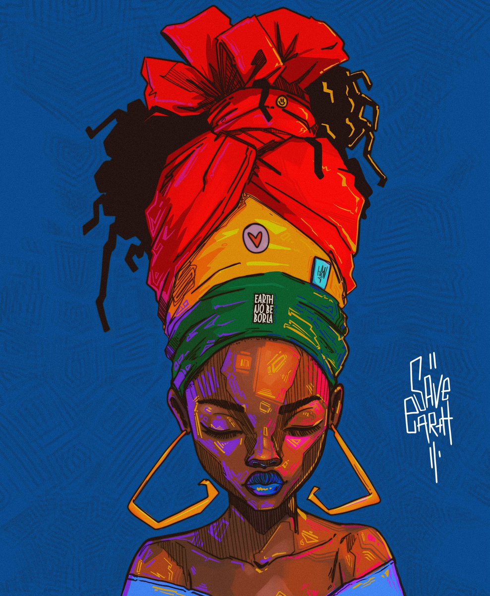 Ghanaian artist. Ghanaian colours 🇬🇭