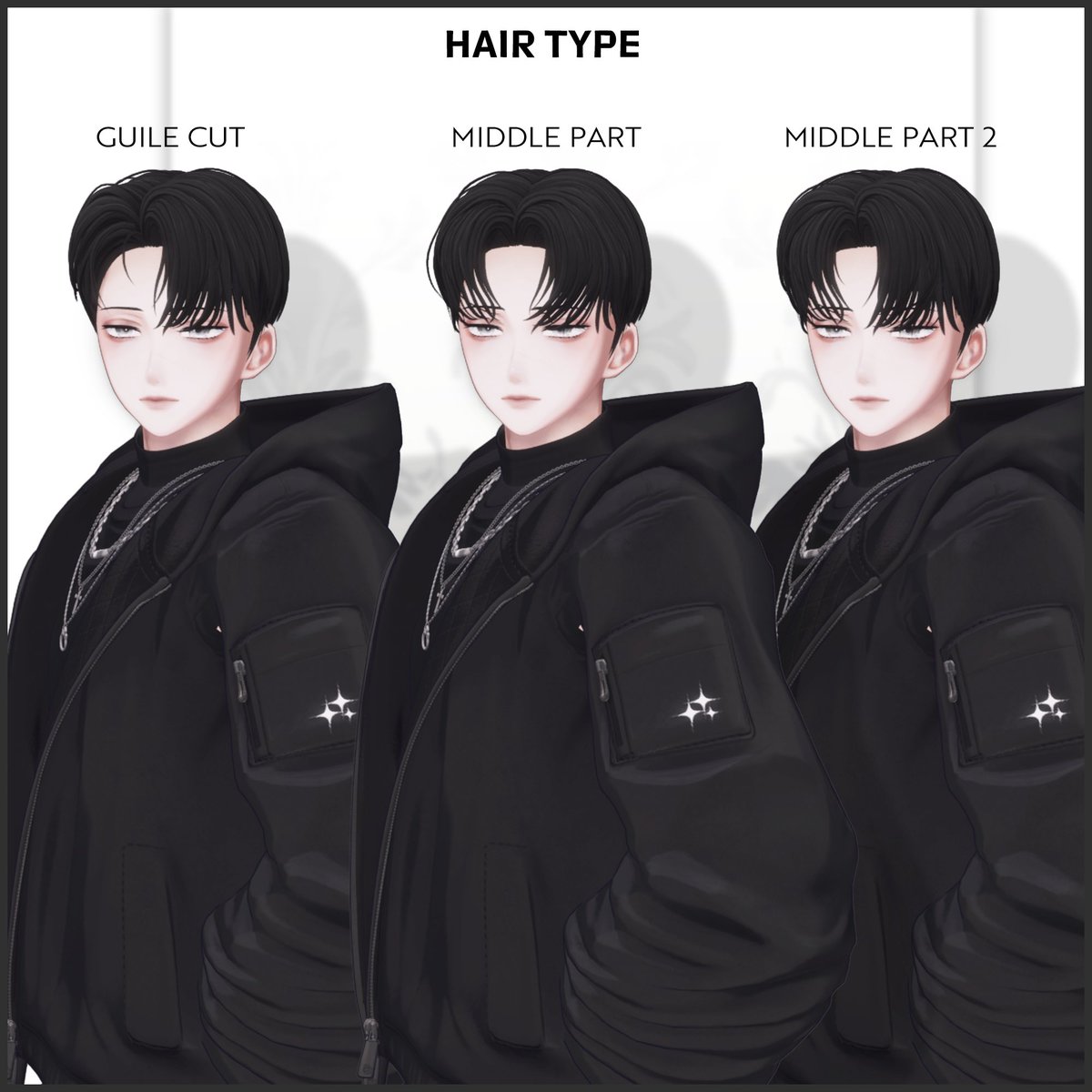 NoirAura_Booth's tweet photo. 『🌠Arctic Flow Hair』
Release!

━━━━━━━━━━━━━━━
🎁Collaboration RT+Follower Event !🎁
@VRC_Ryuho x @BlueCloud_booth  x @NoirAura_Booth

📅Date 
[ 03-24 ][3 people]  Daily Techwear III x AF Hair

BOOTH
https://t.co/71s54Is6EO

#RH_BOOTH  #NoirAura #BLUECLOUD_BOOTH https://t.co/cQWwicVmsg