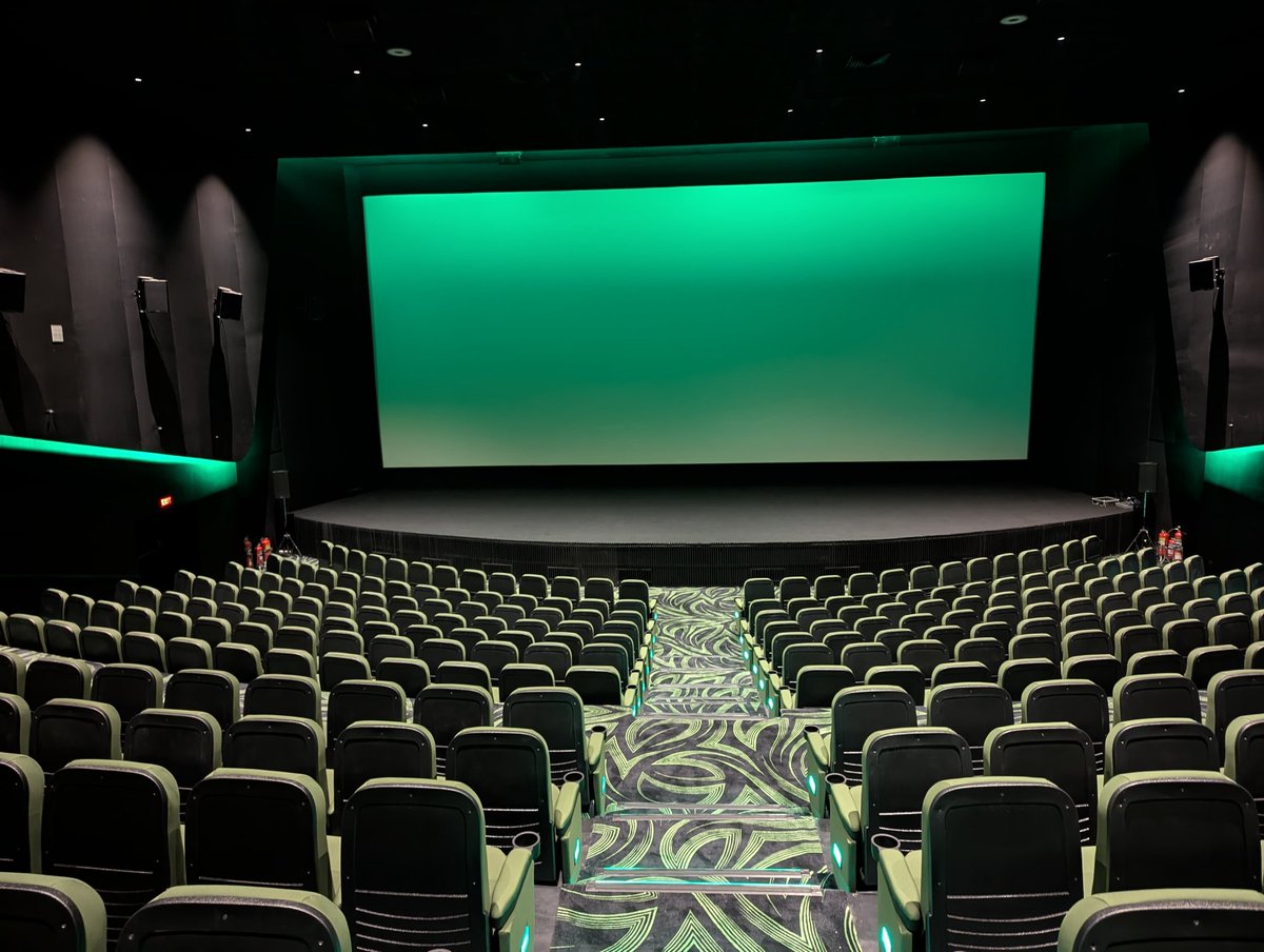 PrasadsCinemas's tweet image. Our Screen 2 just got a MASSIVE upgrade with Dolby Atmos and a sleek 364-seater setup! 🔥💥
Now see, hear, and feel movies like never before! 🎬🎶

#prasadsmultiplex #screen2 #theatre #dolbyatmos #theatrical #experience  #newscreen #Entertainment  #theatrelove #movies #cinematic