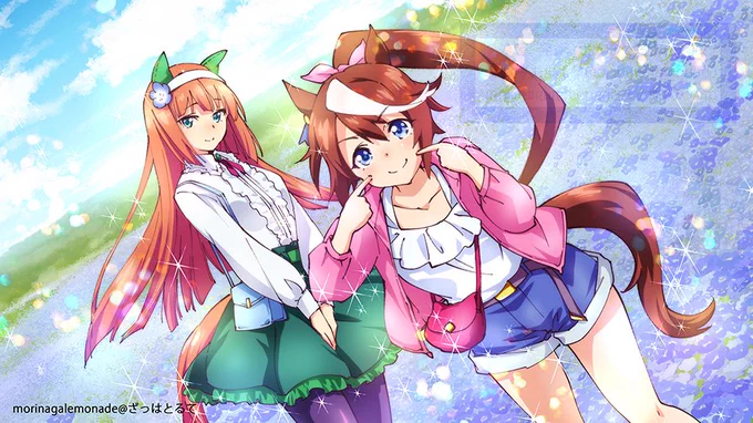 娘の推しウマ、テイオーちゃん  #上手いとか下手とかそういうのは関係なく自分が気に入っている絵 