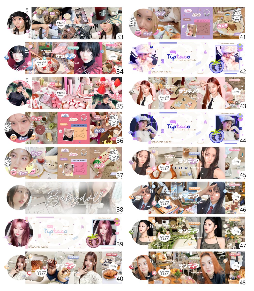 doyoungfy's tweet image. retweet will be appreciated, thank you!❤️

aku ada 112 layout Ready Stock Clearance Sell! bisa langsung di take di dm aku yaa, HARGA DI ALT IA!🫂 IDR 2.000 - 5.000 kamu sudah bisa bawa pulang layout cantik!

avail sponsor loh… scroll up 😍

 #zonauang