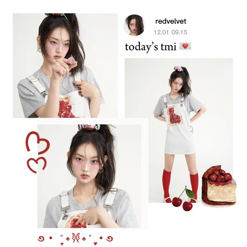𝗡𝗢 𝗝𝗔𝗠 𝗡𝗢 𝗟𝗜𝗙𝗘! ୨୧ ˊ˗ ────
For me, jam is the best part of enjoying a slice of bread. 🍞 I especially love strawberry jam spread on top—just like the one on my overall! The perfect balance of sweetness and tanginess makes every bite even better. 🍓⊹ ࣪ ˖