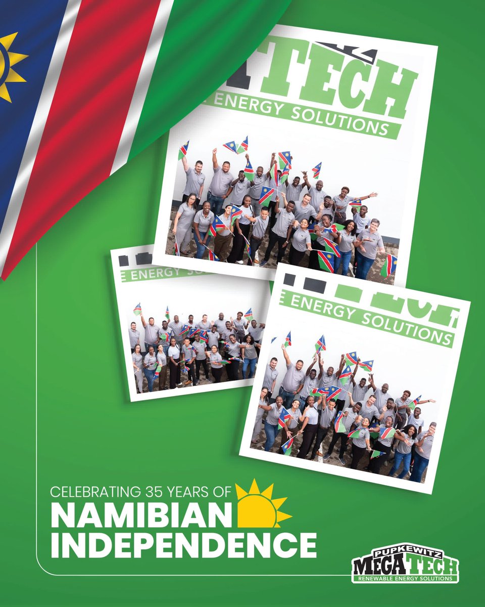 Today, we stand together as one nation, united in pride and freedom. At Pupkewitz Megatech, we honor the journey of our beautiful country and the strength of our people.

With our flags raised high, we celebrate the progress, the unity, and the bright future ahead. ✨

Happy