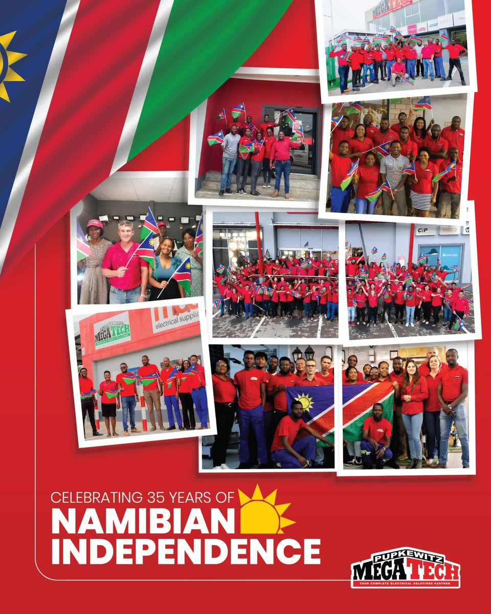 Today, we stand together as one nation, united in pride and freedom. At Pupkewitz Megatech, we honor the journey of our beautiful country and the strength of our people.

With our flags raised high, we celebrate the progress, the unity, and the bright future ahead. ✨

Happy