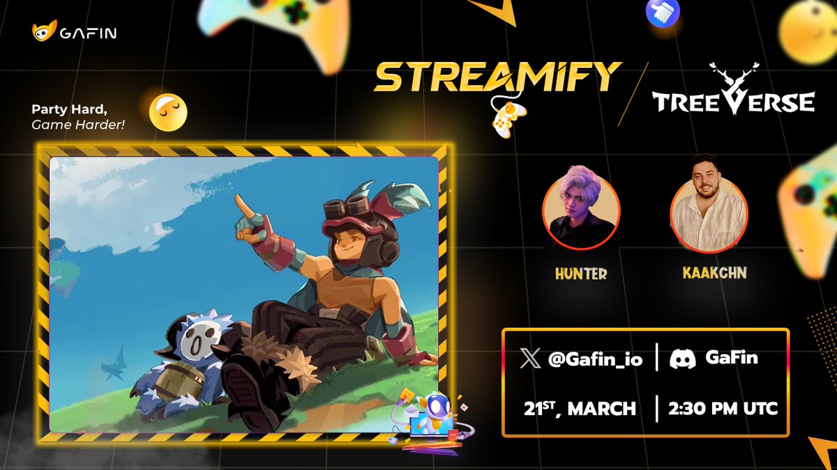 🎮 Back to Treeverse! Live on Streamify Today! 🌳✨  

Last week, we hosted a Streamify session featuring Treeverse, reaching thousands of players worldwide and <a href="/TheTreeverse/">Treeverse</a>  noticed it as well. So today, we’re bringing it back live! 🌍

🚀 This time, we’ll be joined by