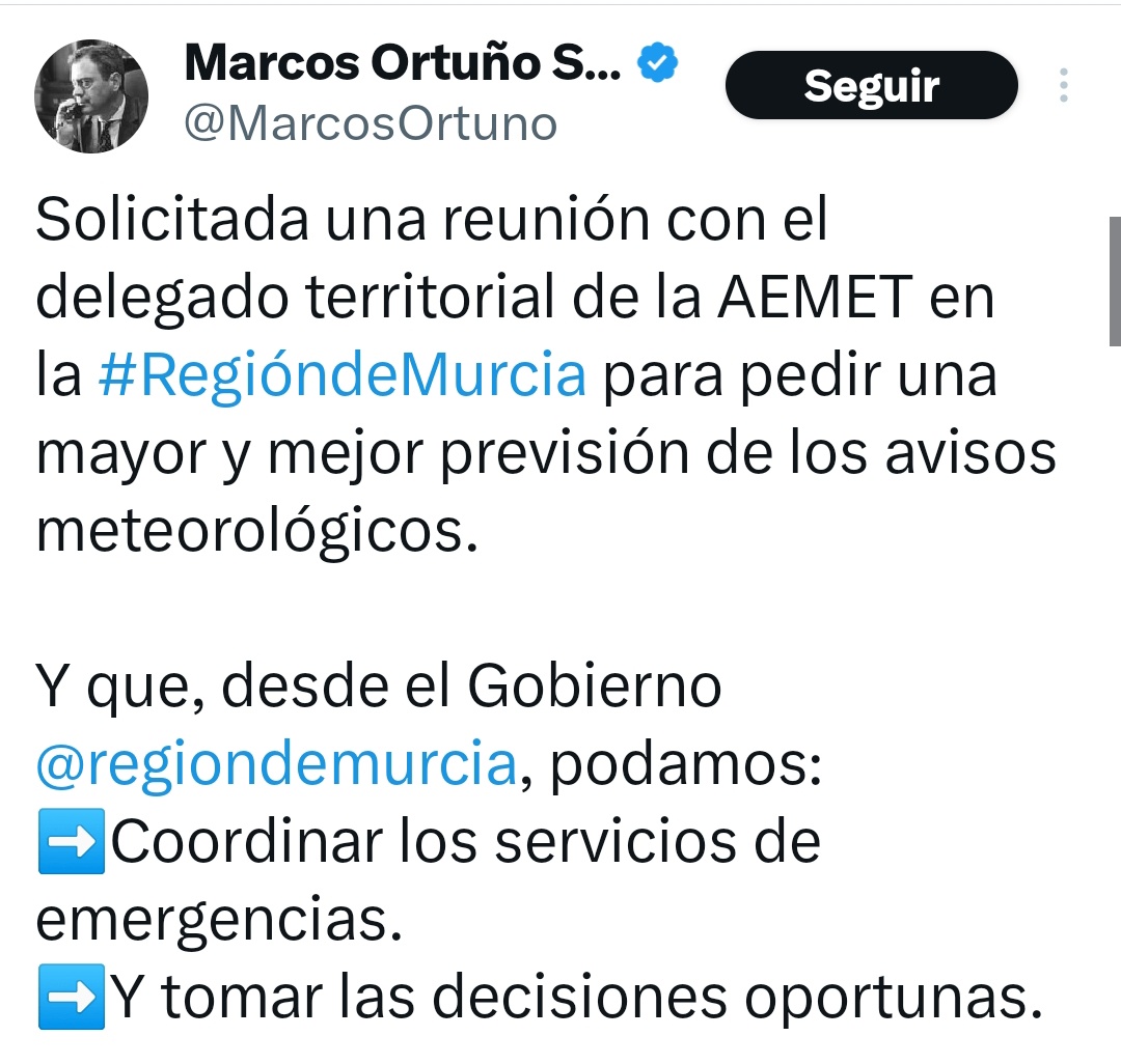 Os imagináis que un político pidiera una reunión con el jefe de oncología de un hospital para pedirle "mayor y mejor previsión" en los diagnósticos de cáncer? Pues eso es a lo que se dedican últimamente muchos representantes públicos en este país con la previsión meteorologíca.