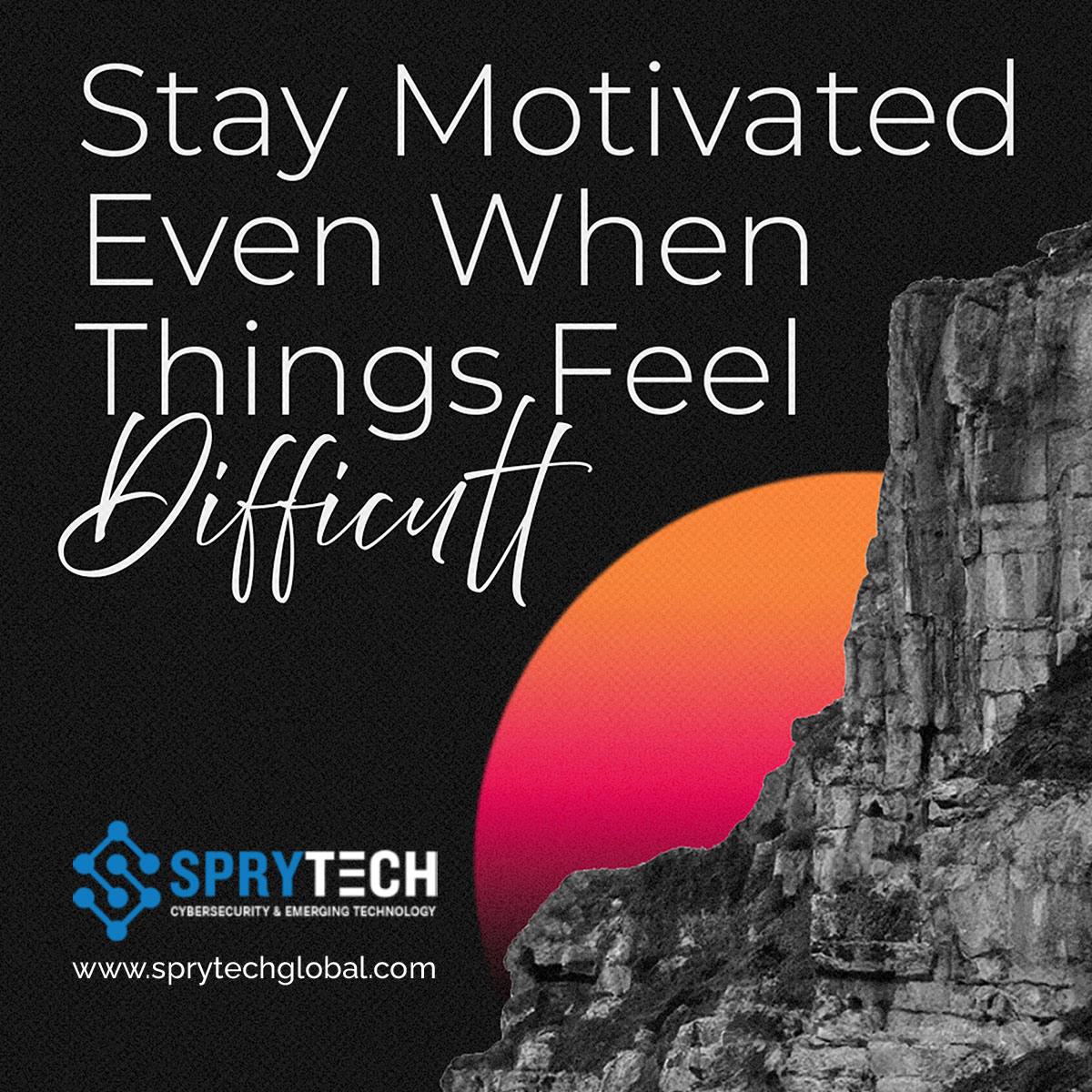 SprytechL's tweet photo. Turn obstacles into opportunities and challenges into victories

#sprytech #sprytechglobal #global #cybersecurity  #consultingservices #appsdevelopments #RiseAbove #MakeItHappen #MindsetMatters #DoItForYou #DreamBig #SuccessMindset https://t.co/8ccNWzXgoh