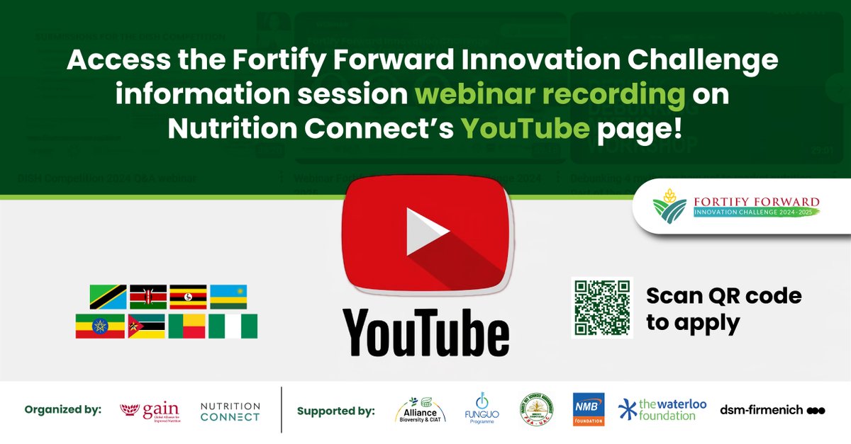 ስለ Fortify Forward Innovation Challenge 2024-25 የበለጠ ለመረዳት, ዩቱብ ላይ ያለውን ላይ ያለውን መግለጫ ይመልከቱ! 

youtube.com/watch?v=7aLgSU…