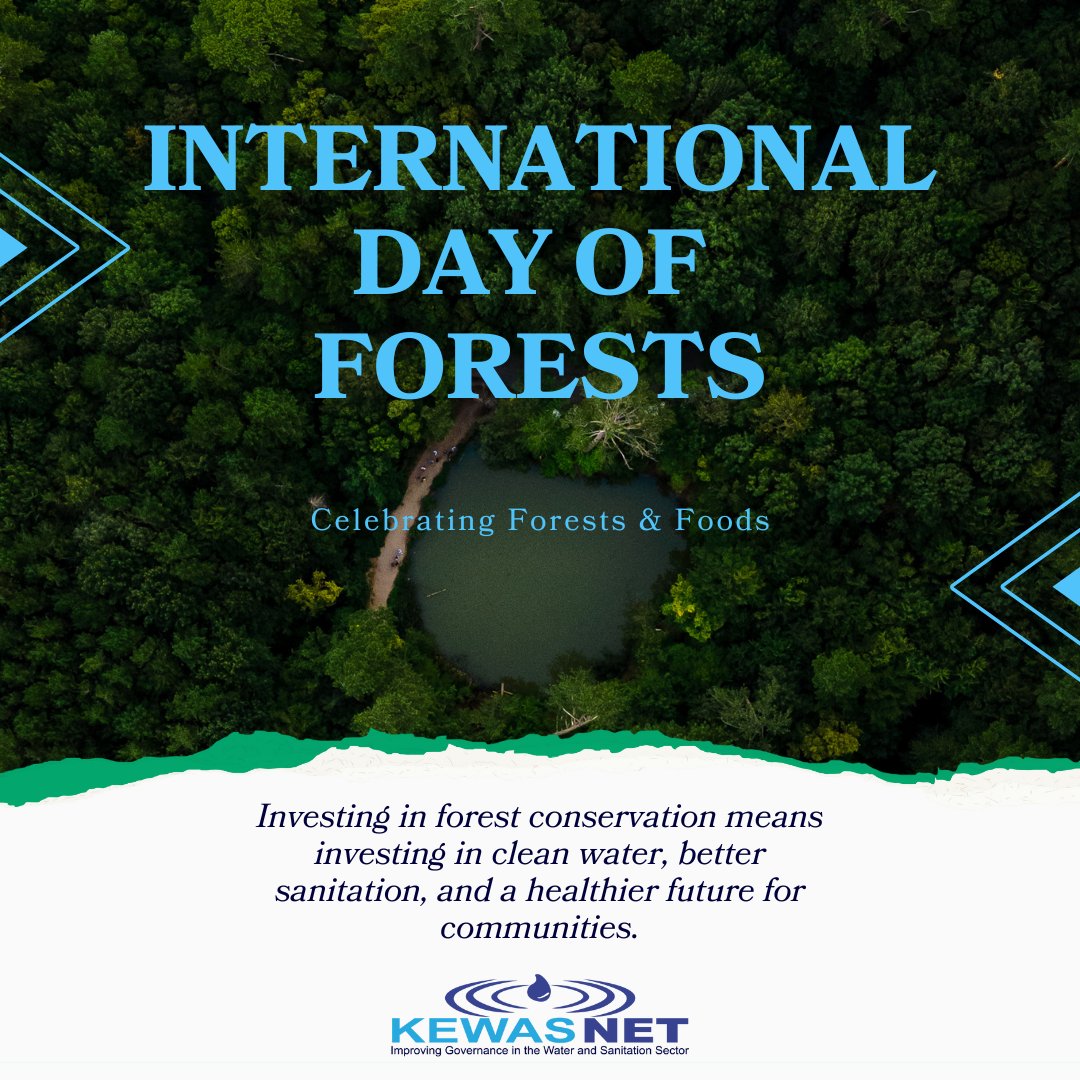 Forests are nature’s water towers, sustaining agriculture &amp; communities. On this #InternationalDayofForests, we recognize their role in providing clean water for WASH &amp; food security. 
Protect forests, protect our future.

#ForestsAndFood 
#ForestDay