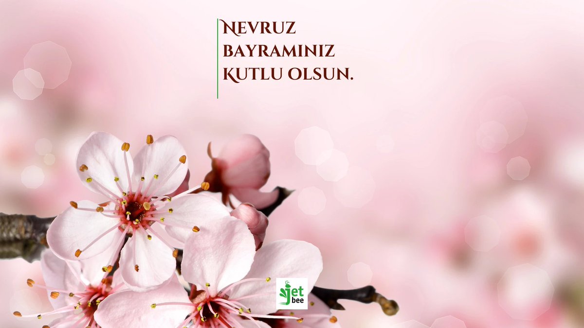 Baharın gelişini müjdeleyen Nevruz Bayramı'nı coşkuyla kutluyoruz! Doğa yeniden canlanırken birlik, beraberlik ve umut dolu günler dileriz. 🌿✨

#NevruzBayramı #Bahar #YeniBaşlangıçlar #Jetbee
